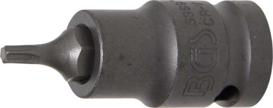 Cap bit de impact | Lungime 55 mm | 12,5 mm (1/2") | Profil T (pentru Torx) T20 