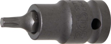 Cap bit de impact | Lungime 55 mm | 12,5 mm (1/2") | Profil T (pentru Torx) T30 