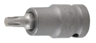 Silová nástrčná hlavice | délka 55 mm | 12,5 mm (1/2") | T-profil (pro Torx) T40 