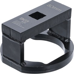 Axelmutter-/navkåpa-nyckel | för BPW kåpor | 80 mm 