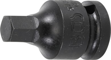 Levegős dugókulcs | Hossz 42 mm | 12,5 mm (1/2") | Belső hatszögletű 11 mm 