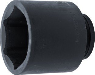Kraft-Steckschlüssel-Einsatz Sechskant, tief | Antrieb Innenvierkant 25 mm (1") | SW 105 mm 
