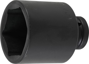 Kraft-Steckschlüssel-Einsatz Sechskant, tief | Antrieb Innenvierkant 25 mm (1") | SW 70 mm 