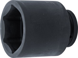 Kraft-Steckschlüssel-Einsatz Sechskant, tief | Antrieb Innenvierkant 25 mm (1") | SW 90 mm 