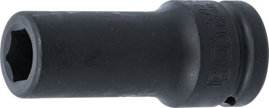 Kraft-Steckschlüssel-Einsatz Sechskant, tief | Antrieb Innenvierkant 20 mm (3/4") | SW 17 mm 