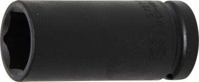 Krafthylsa Sexkant, djup | 20 mm (3/4") | 27 mm 
