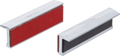 Mandíbulas de proteção de torno de bancada | Alumínio | Largura 100 mm | 2 peças 