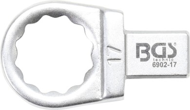 Einsteck-Ringschlüssel | 17 mm | Aufnahme 9 x 12 mm 