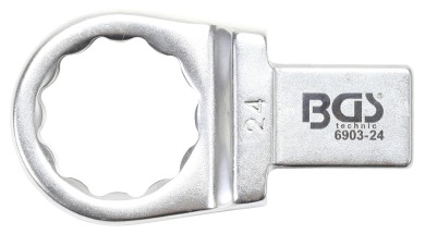 Push Fit Ring Spanner | 24 mm | Square Size 14 x 18 mm 