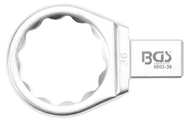 Chave de anel de encaixe | 36 mm | admissão 14 x 18 mm 