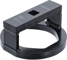 Axelmutter-/navkåpa-nyckel | för BPW kåpor | 110 mm 