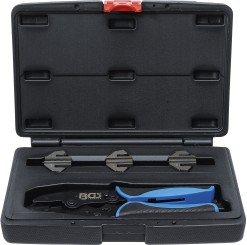Crimping Pliers Set | with 3 Pairs of Jaws | for Solar Connectors MC3 / MC4 / Tyco 