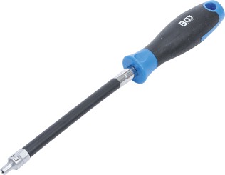 Destornillador flexible con mango redondo | Perfil en E E4 | longitud de la hoja 150 mm 