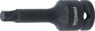 Extractor de tornillos | entrada 12,5 mm (1/2") | para el casquillo hexagonal defectuoso 8 mm 