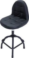 Workshop Swivel Chair with Backrest | height adjustable 