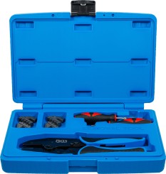 Crimping Pliers and Terminal Tool Kit | with 2 Pairs of Jaws 