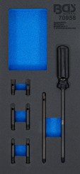 Uložak za radionička kolica 1/3: Set alata za podešavanje zaptivki glave cilindra | za VAG 