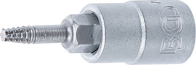 Extractor de tornillos de punta de vaso | entrada 6,3 mm (1/4") | para perfil en T (para Torx) defectuoso T10 