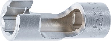 Spezial-Steckschlüssel-Einsatz, geschlitzt | Antrieb Innenvierkant 10 mm (3/8") | SW 12 mm 