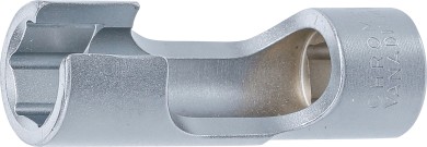 Spezial-Steckschlüssel-Einsatz, geschlitzt | Antrieb Innenvierkant 10 mm (3/8") | SW 14 mm 