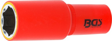 VDE-Steckschlüssel-Einsatz Sechskant | Antrieb Innenvierkant 12,5 mm (1/2") | SW 22 mm 