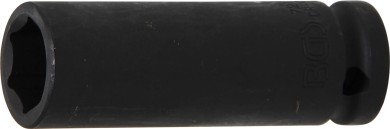 Kracht dopsleutel zeskant, diep | 12,5 mm (1/2") | 17 mm 