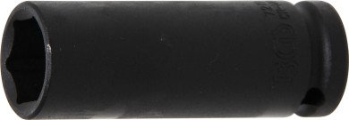 Kracht dopsleutel zeskant, diep | 12,5 mm (1/2") | 19 mm 