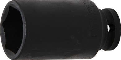 Kraft-Steckschlüssel-Einsatz Sechskant, tief | Antrieb Innenvierkant 12,5 mm (1/2") | SW 30 mm 