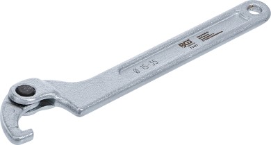 Adjustable Hook Wrench with Nose | 15 - 35 mm 