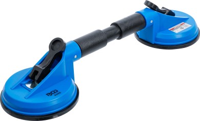 Gummi-Doppelsauger | ABS | mit flexiblen Köpfen | Ø 120 mm | 390 mm 