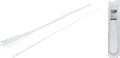 Kabelbinder-Sortiment | weiß | 8,0 x 1000 mm | 10-tlg. 