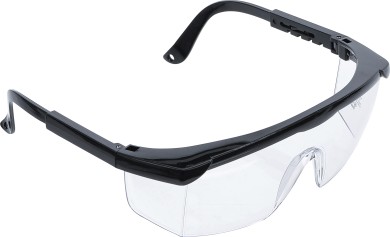 Schutzbrille mit verstellbarem Bügel | transparent 