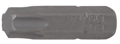 Ponta | Comprimento 25 mm | Entrada de sextavado externo 6,3 mm (1/4") | Perfil T (para Torx) T40 