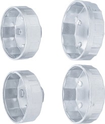 Set chei filtru de ulei | Ø 65 - 75 mm | 4 piese 