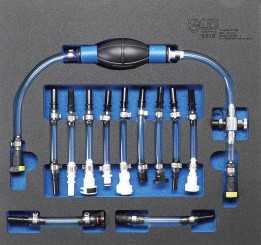 Set alata za odzračivanje - nizak pritisak na dizelskim sistemima | Za Ford, PSA, Opel, Fiat, Rover, Land Rover, Renault, Mercedes-Benz | 12 kom. 
