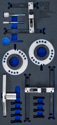 Værkstedsvognsindlæg 1/3: Motor-indstillingsværktøjssæt | til Ford 1.0, 3-cylindret Ecoboost 