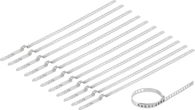 Conjunto de braçadeiras para mangas de eixo | 7 mm | 12 peças 