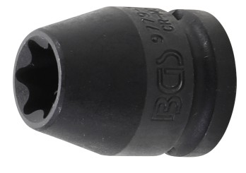 Llave de vaso de impacto E-Torx | 12,5 mm (1/2") | E18 