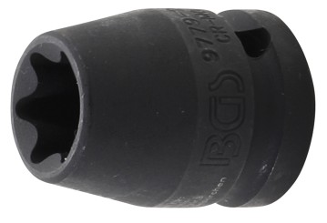 Llave de vaso de impacto E-Torx | 12,5 mm (1/2") | E20 