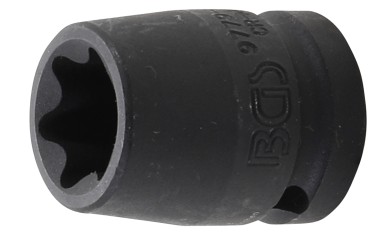Llave de vaso de impacto E-Torx | 12,5 mm (1/2") | E22 