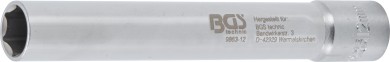 Dopsleutel zeskant, extra diep | aandrijf-binnenvierkant 10 mm (3/8") | 12 mm 