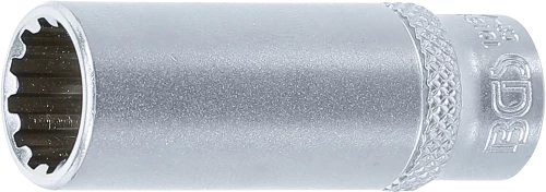 Dugókulcs - Gear Lock, mély | 6,3 mm (1/4") | 12 mm
