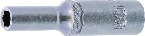 Dugókulcs, hatszögletű, mély | 6,3 mm (1/4") | 5 mm