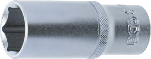 Dugókulcs, hatszögletű, mély | 12,5 mm (1/2") | 23 mm