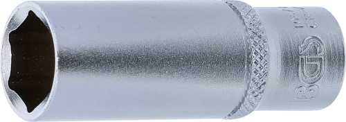 Dugókulcs, hatszögletű, mély | 6,3 mm (1/4") | 1/2"