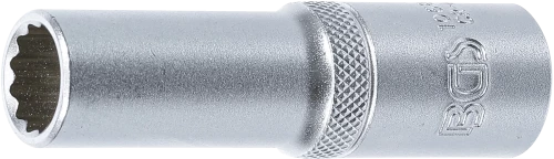Dugókulcs, tizenkétszögletű, mély | 12,5 mm (1/2") | 13 mm
