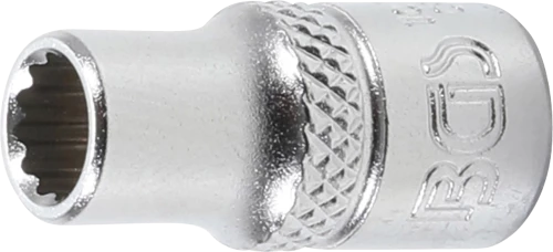 Dugókulcs, tizenkétszögletű | 6,3 mm (1/4") | 6 mm
