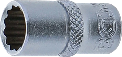 Dugókulcs, tizenkétszögletű | 6,3 mm (1/4") | 9 mm