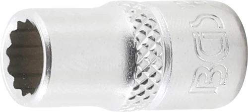 Dugókulcs, tizenkétszögletű | 6,3 mm (1/4") | 9/32"