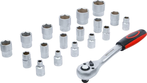 Dugókulcskészlet | 12,5 mm (1/2") | 8 - 32 mm | 19 darabos